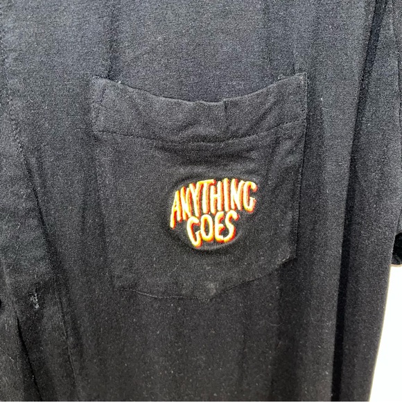 Vintage Kahlua Liquer Men's Black Embelleshed Short Sleeve Button Down Shirt XL - Picture 3 of 5